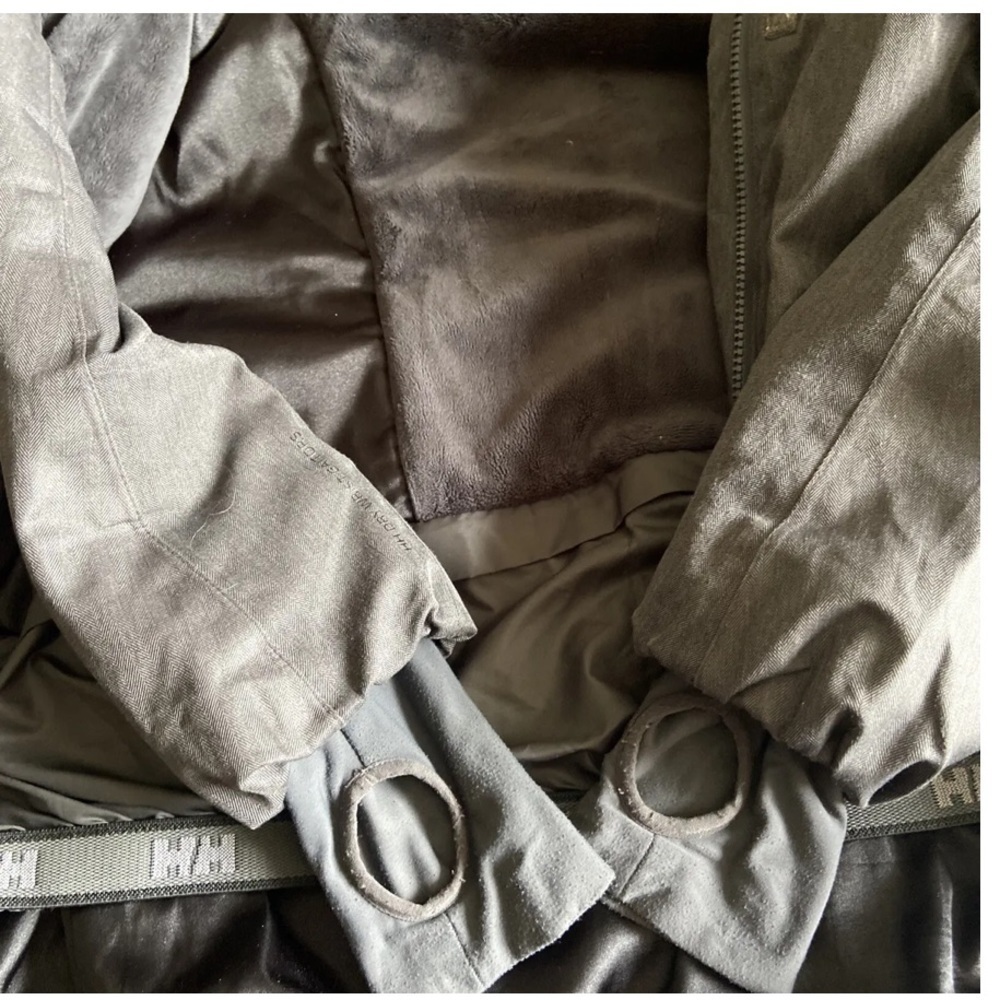 HellyHansen Blanchette Tech Performance SzS Grey WinterParka DoubleCollar NWOT​ - Picture 11 of 15